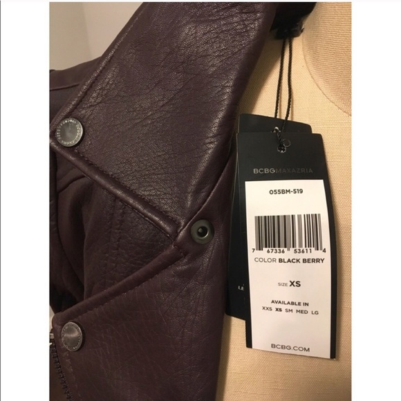 New Bcbg maxazria BCBGmaxazria leather jacket - Picture 2 of 6